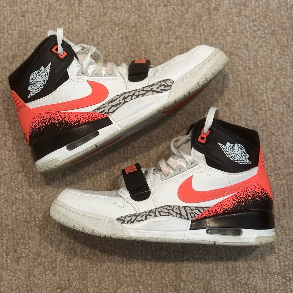Just Don X Air Jordan Legacy 312 Hot Lava in men’s size 9.5